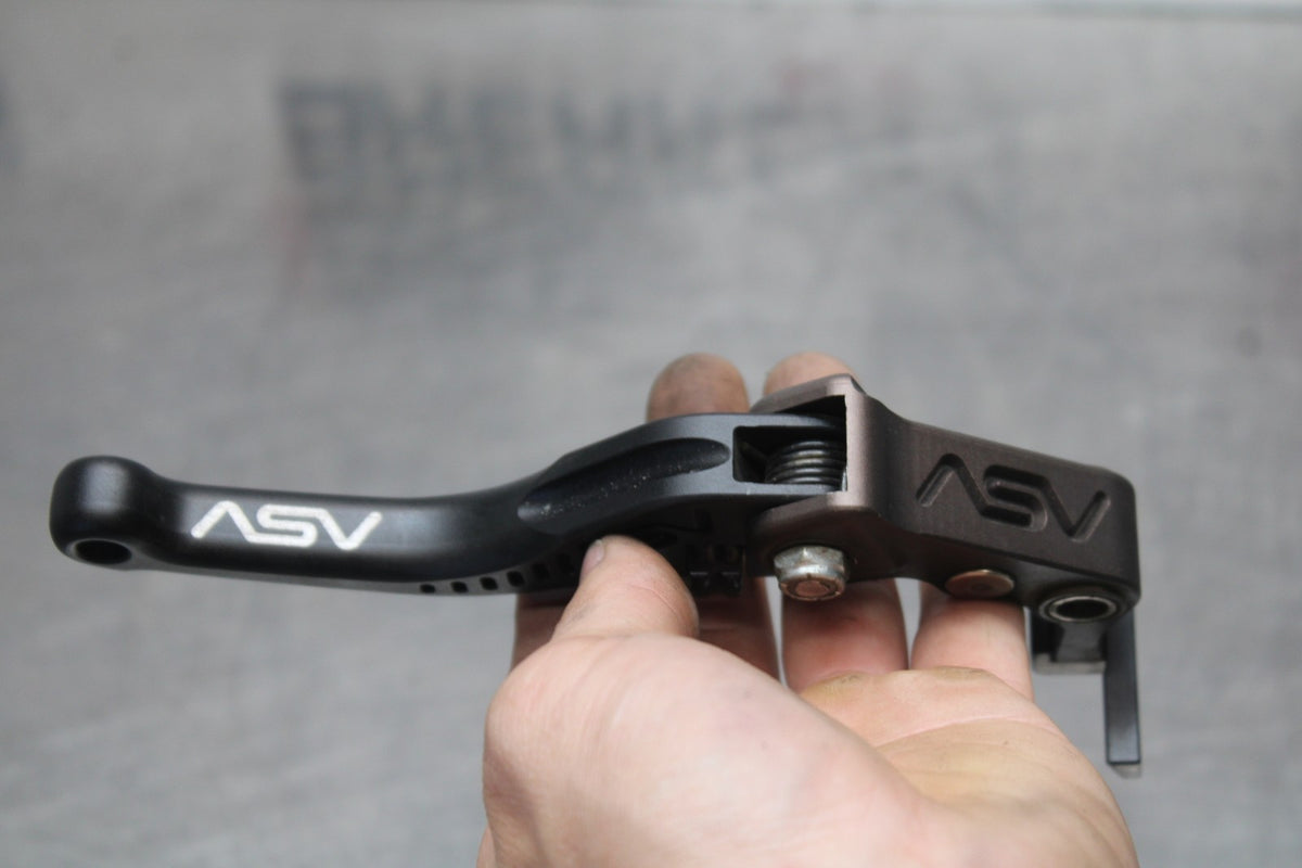 08 KAWASAKI NINJA ZX10R ASV RIGHT CLIPON HANDLEBAR BRAKE LEVER BB902