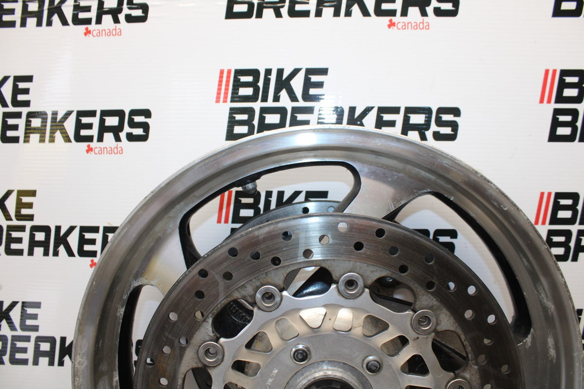 05 TRIUMPH ROCKET III FRONT WHEEL FRONT RIM & ROTORS BB186