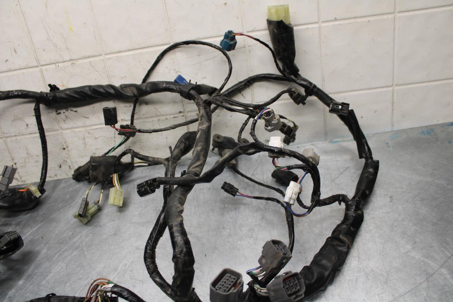 11-14 KAWASAKI VERSYS 650 LE 650C MAIN ENGINE WIRING HARNESS MOTOR WIRE  BB498