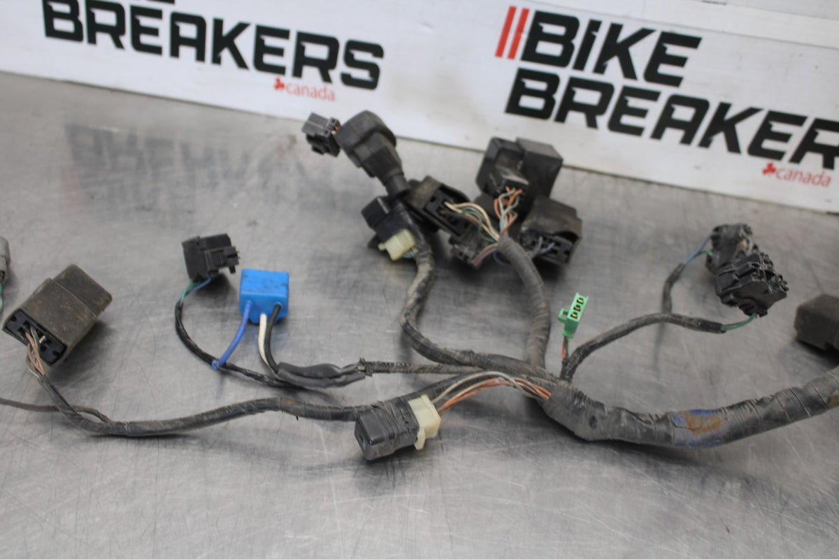 06-07 HONDA INTERCEPTOR 800 VFR800 HEADLIGHT SPEEDO GAUGES WIRING HARNESS BB917