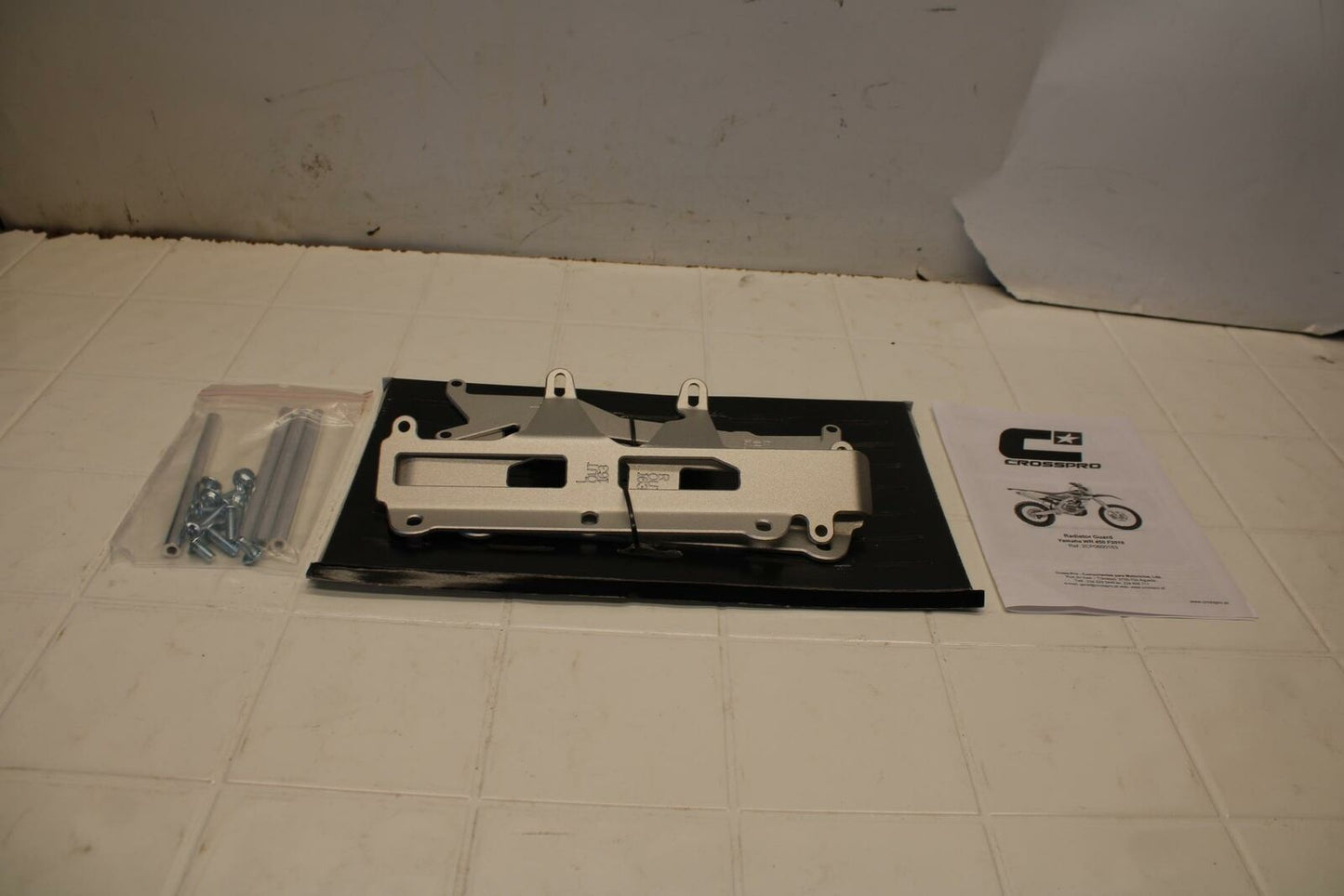 16 YAMAHA WR450F CROSSPRO RADIATOR GUARD SHIELD 