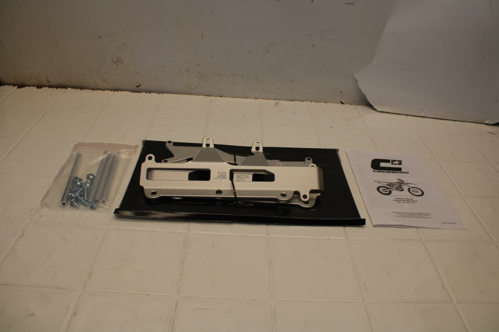 16 YAMAHA WR450F CROSSPRO RADIATOR GUARD SHIELD 