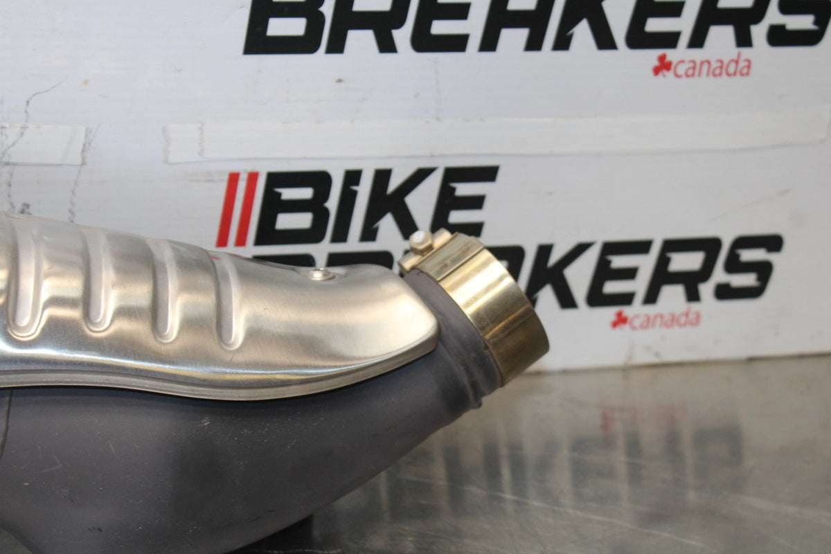 16 APRILIA TUONO V4 1100 EXHAUST PIPE MUFFLER SLIP ON CAN SILENCER BB905
