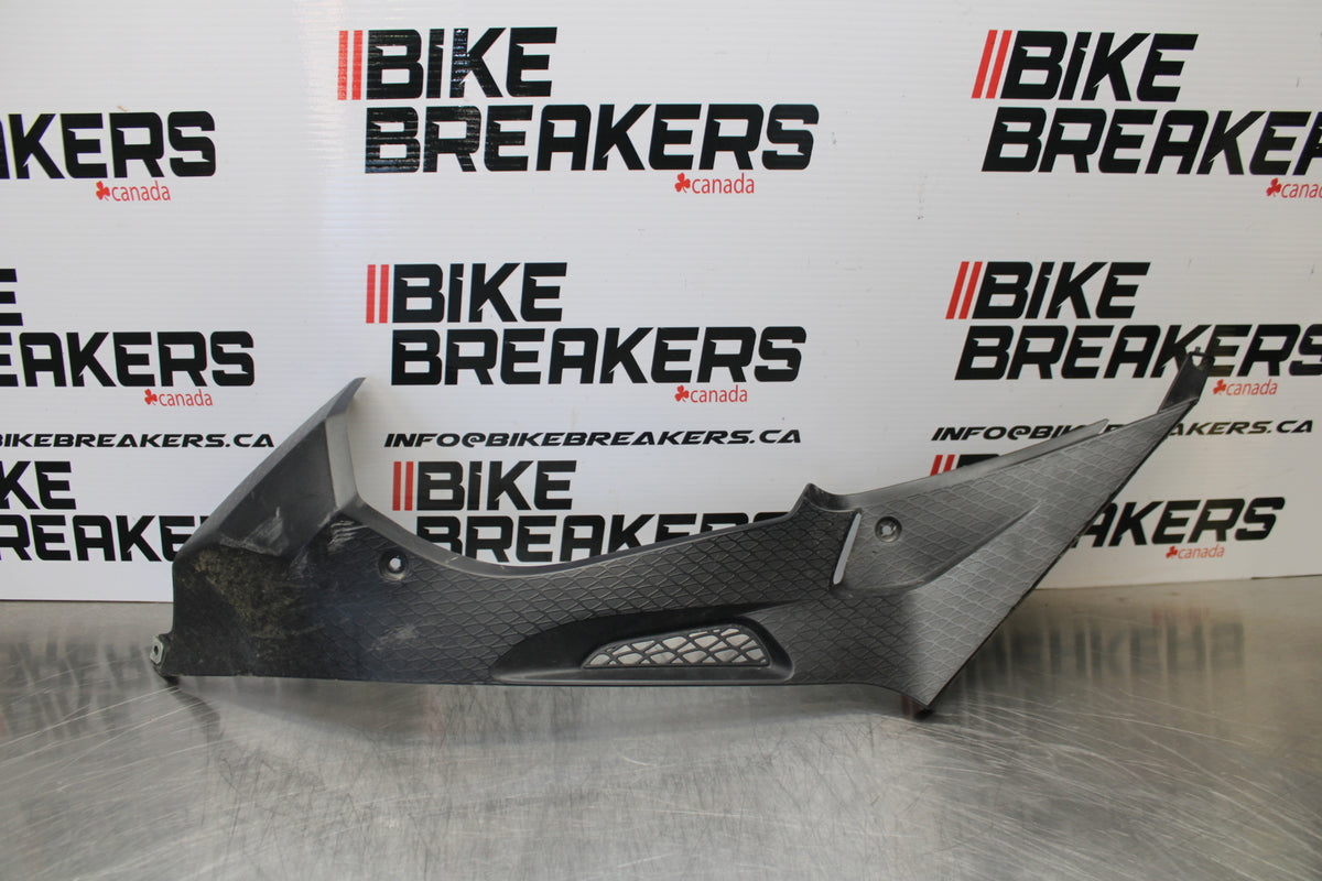 10-11 BMW S1000RR LEFT GAS TANK FUEL CELL PANEL COVER TRIM COWL  BB168