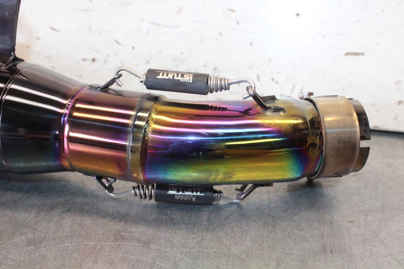 18-23 KAWASAKI NINJA 400 AFTERMARKET EXHAUST SLIP ON CAN SILENCER  BB679