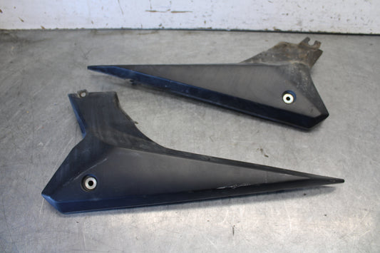 09-15 YAMAHA FZ6R RIGHT LEFT GAS FUEL TANK PANELS COVERS TRIM SET COWLS BB686
