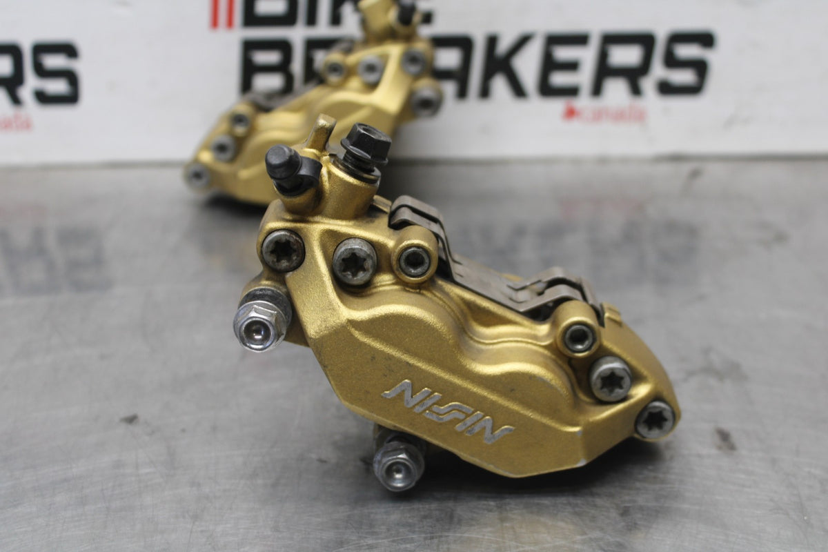 00-01 HONDA CBR929RR RIGHT LEFT FRONT BRAKE CALIPER SET PAIR CALIPERS BB925