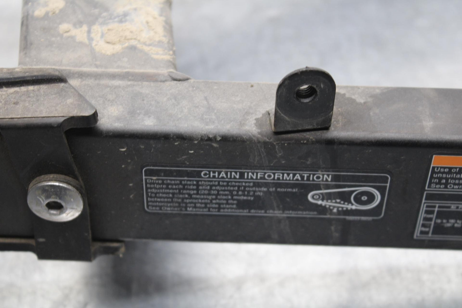 20 KAWASAKI Z400 ER400 ABS REAR SWINGARM SUSPENSION SWING ARM BB586