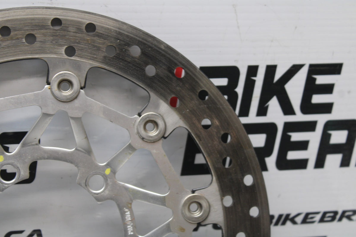 09-11 TRIUMPH DAYTONA 675 FRONT LEFT RIGHT BRAKE ROTORS DISCS BB854