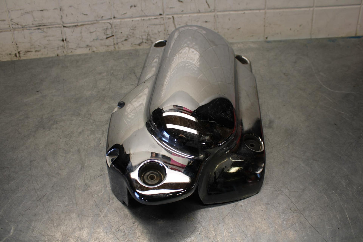 07-08 YAMAHA V STAR 1100 CHROME ENGINE MOTOR TIMING CHAIN COVER BB71