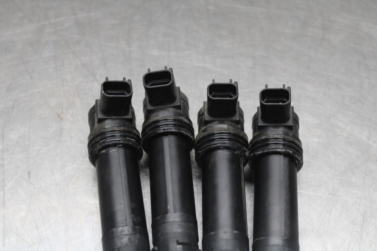 07-08 KAWASAKI NINJA ZX6R IGNITION COILS COIL SPARK PLUG CAPS BB937