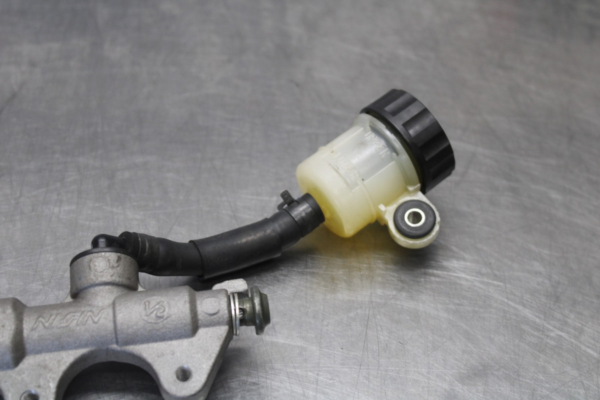 08-16 YAMAHA YZF R6 REAR BACK BRAKE MASTER CYLINDER W RESERVOIR BB929