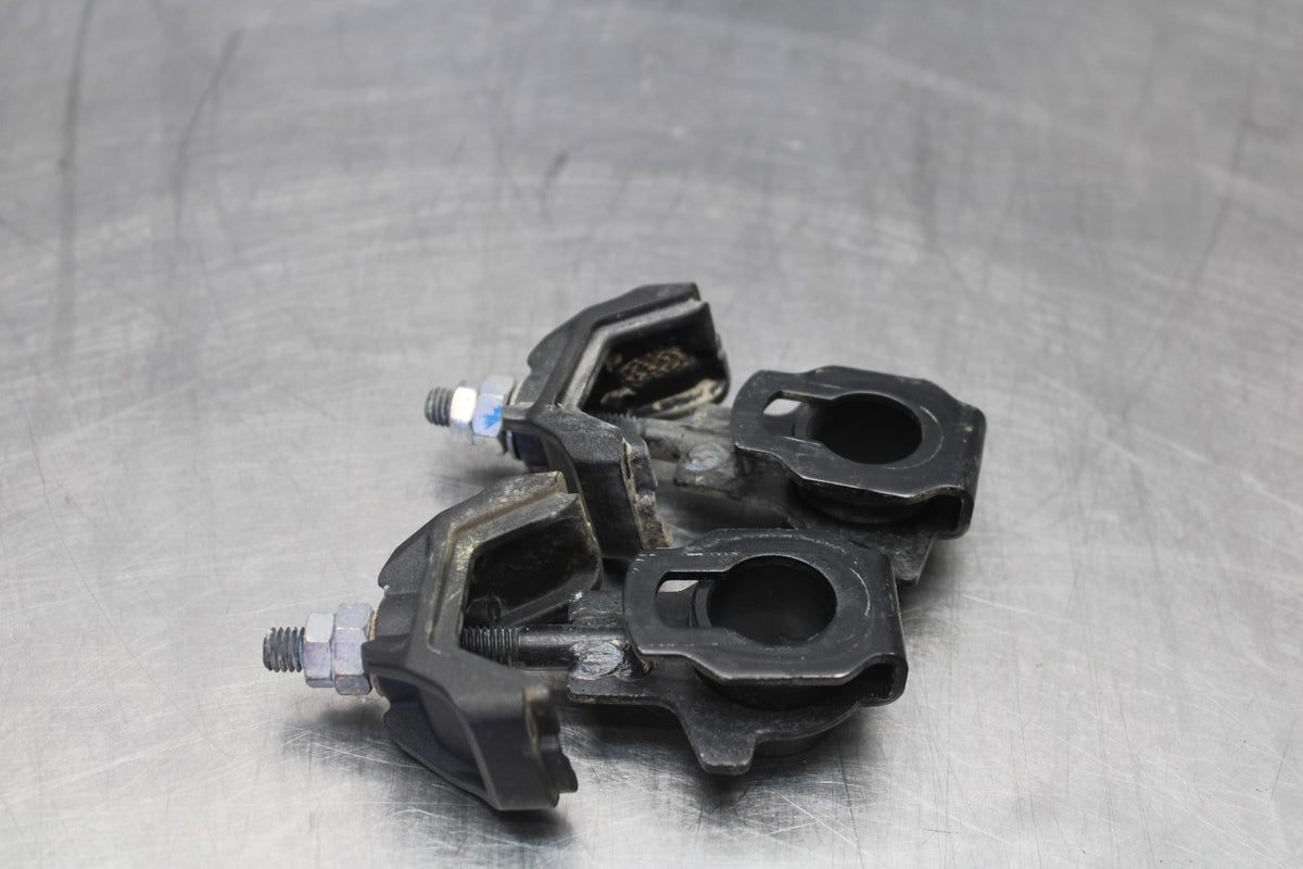 23 KAWASAKI NINJA 650 EX650 SWINGARM CHAIN TENSIONER ADJUSTMENT BRACKETS  BB920