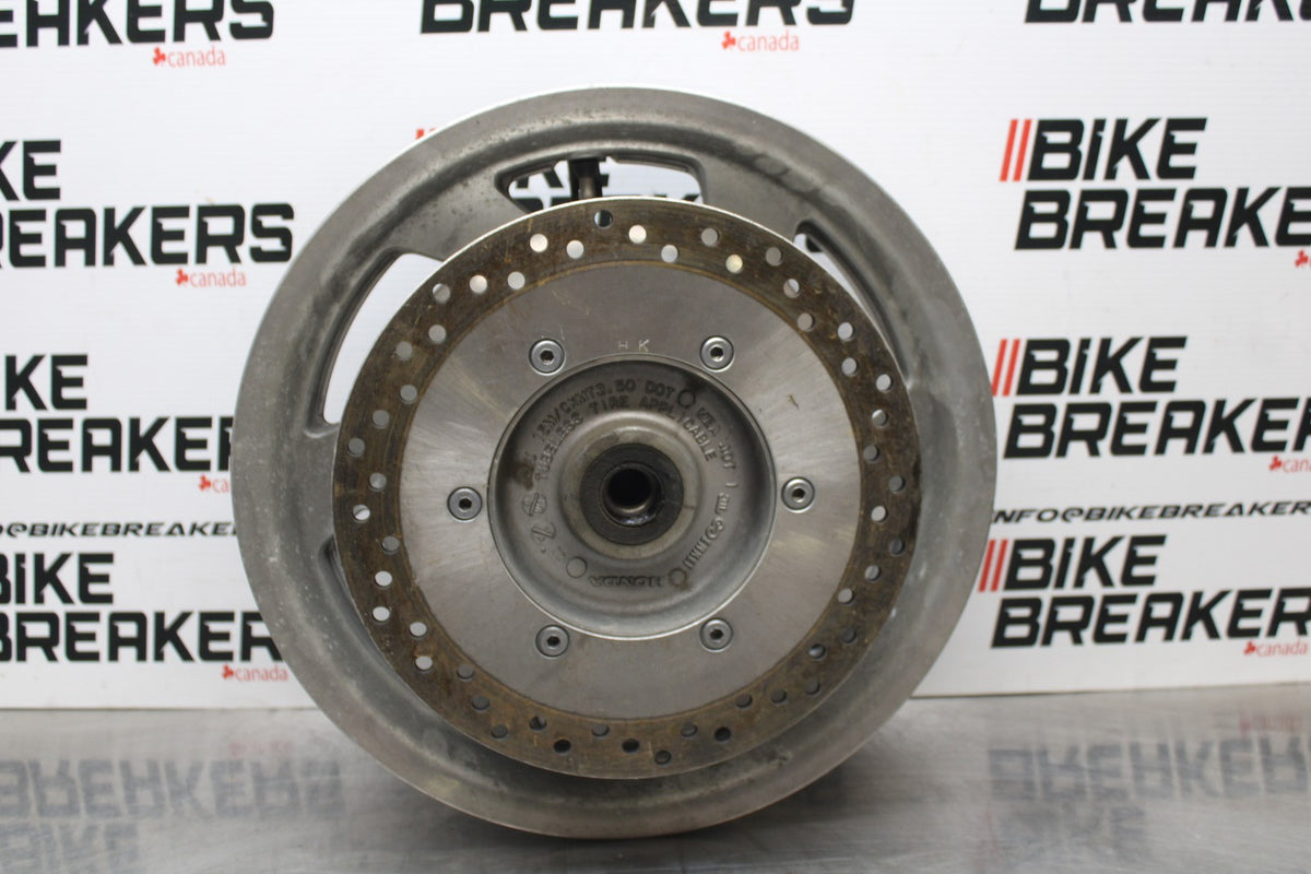 07 HONDA VTX1300R REAR WHEEL BACK RIM & ROTOR BB825