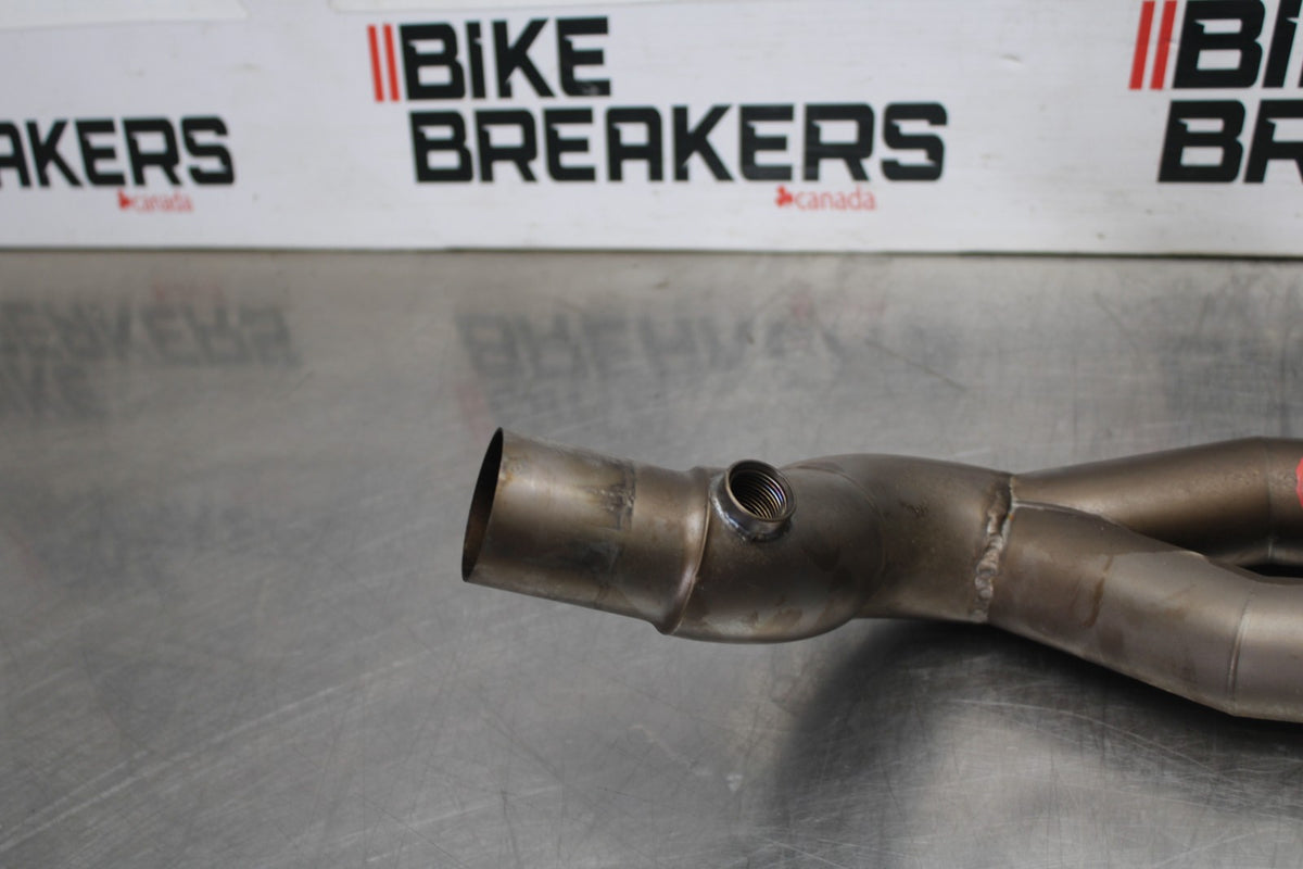 17 YAMAHA YZF R6 EXHAUST HEADER PIPES MANIFOLD BB922
