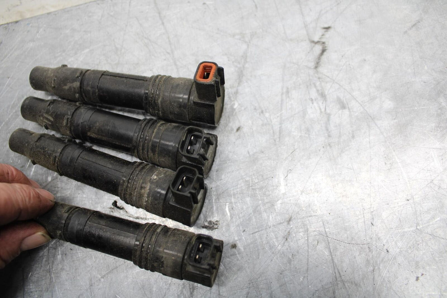 06-11 KAWASAKI  ZX-14R IGNITION COILS COIL SPARK PLUG CAPS BB478