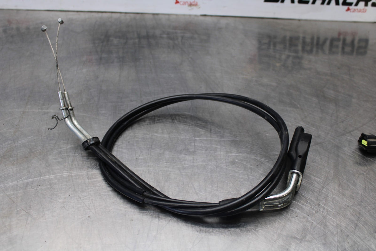 09 KAWASAKI CONCOURS 14 ZG1400B THROTTLE CABLE LINE & HOUSING GUIDE BB875