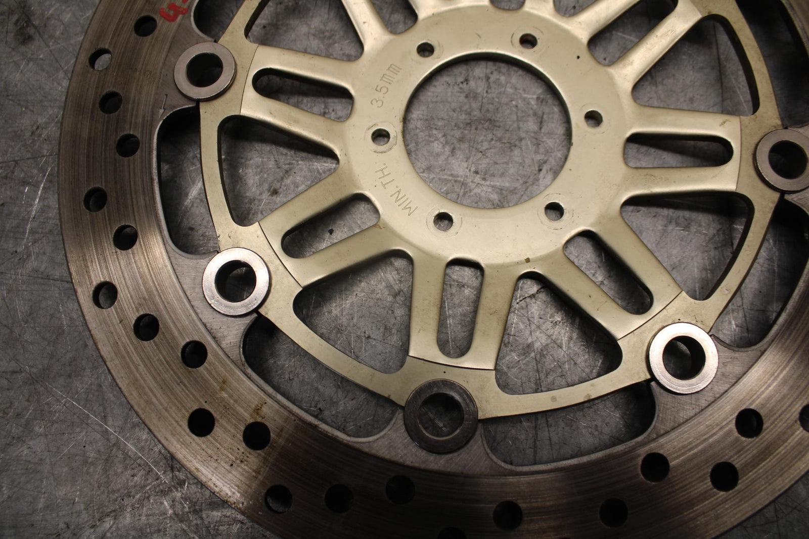 1999 Honda Super Hawk 1000 VTR1000F FRONT BRAKE DISC ROTOR BB51