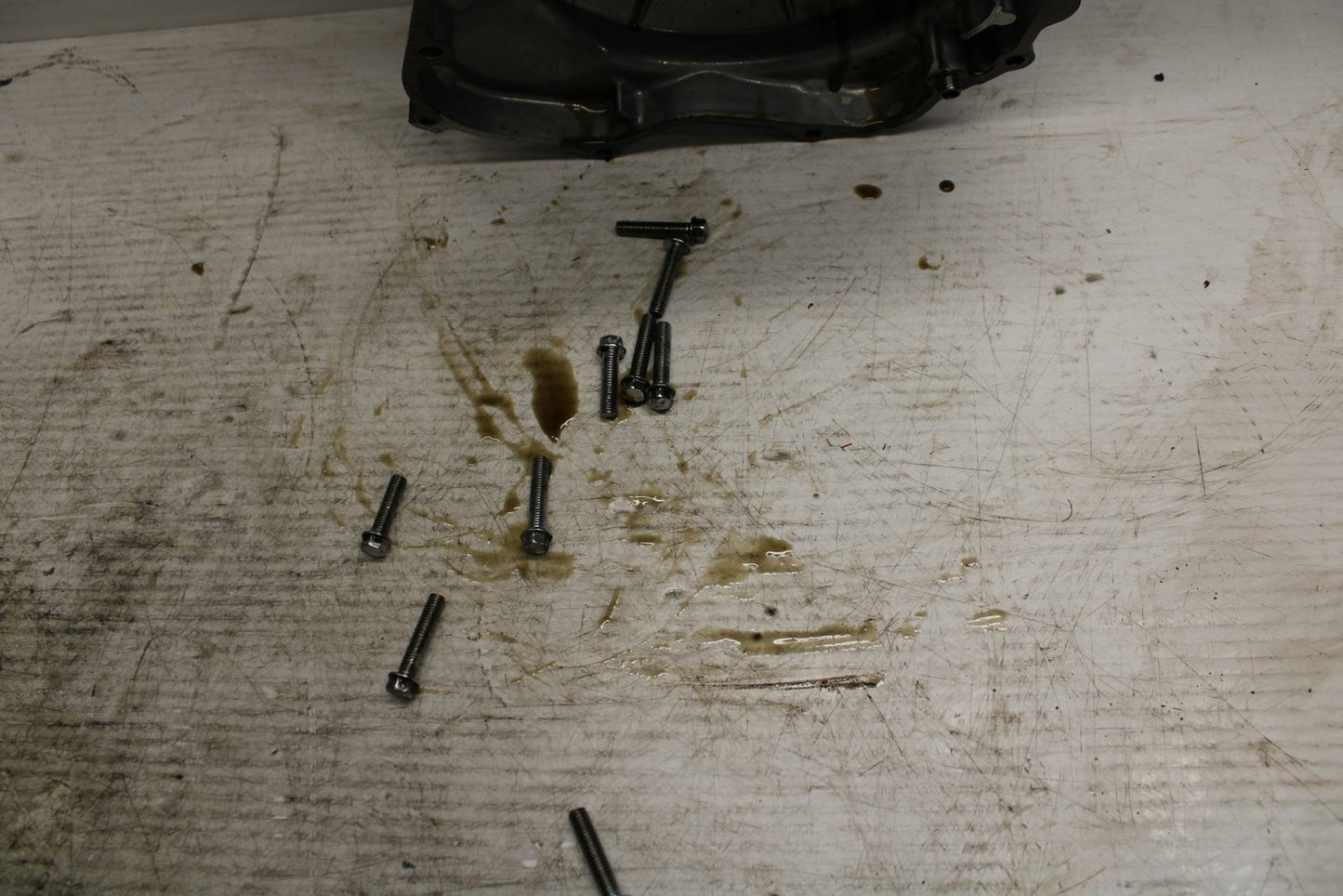 90-07 KAWASAKI ZZR 250 CLUTCH SIDE ENGINE MOTOR COVER BB298