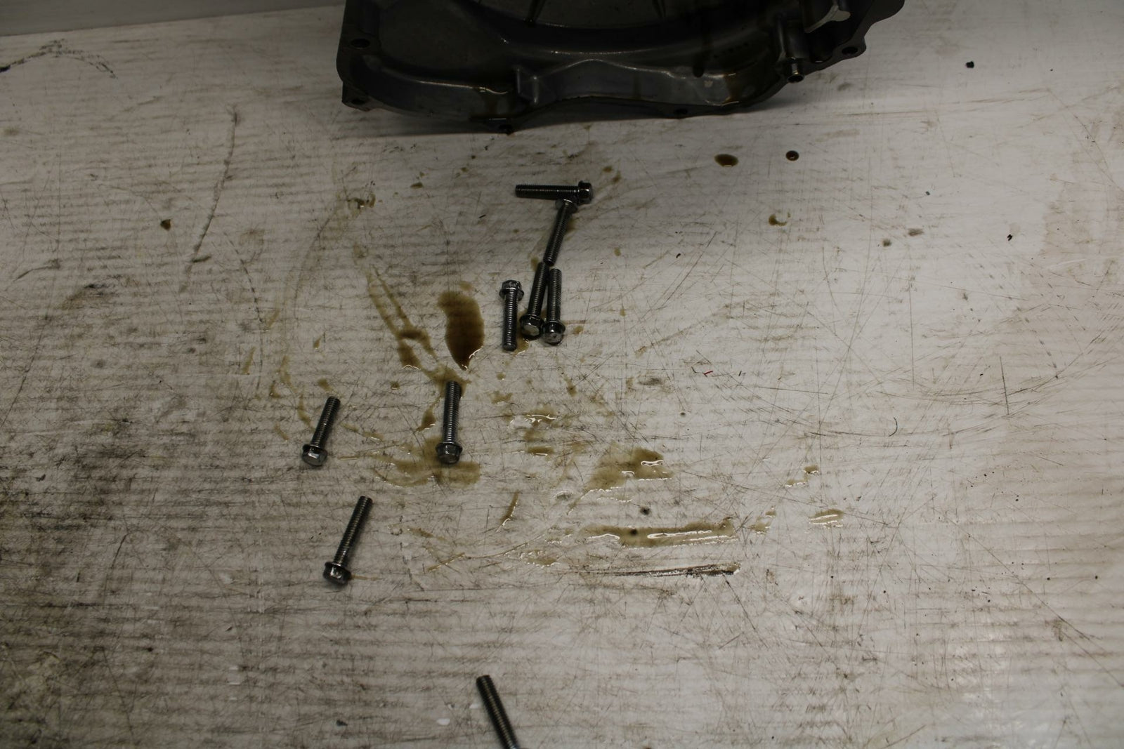 90-07 KAWASAKI ZZR 250 CLUTCH SIDE ENGINE MOTOR COVER BB298