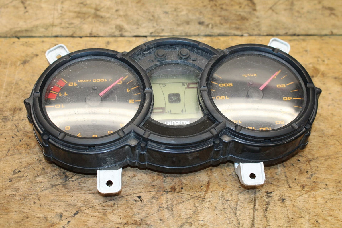 07-11 SUZUKI VSTROM 650 SPEEDO TACH GAUGES DISPLAY CLUSTER SPEEDOMETER BB340