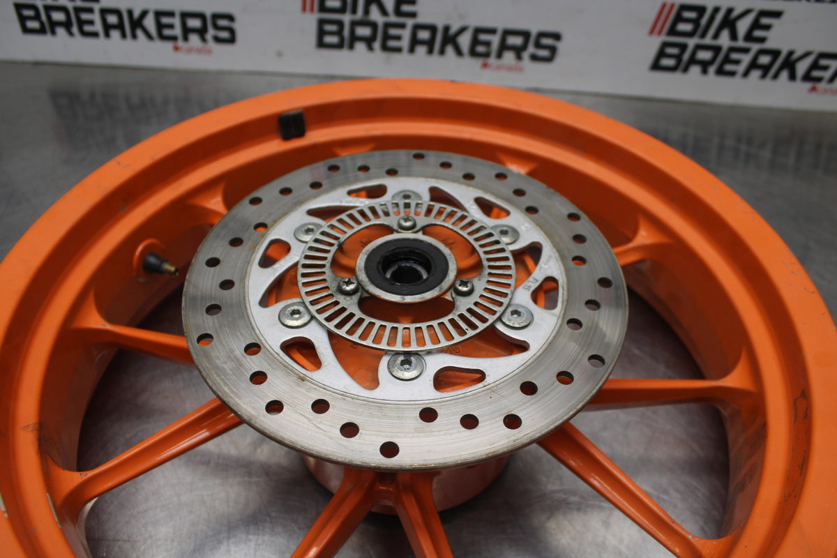 13-16 KTM 390 DUKE REAR WHEEL BACK RIM & ROTOR BB815