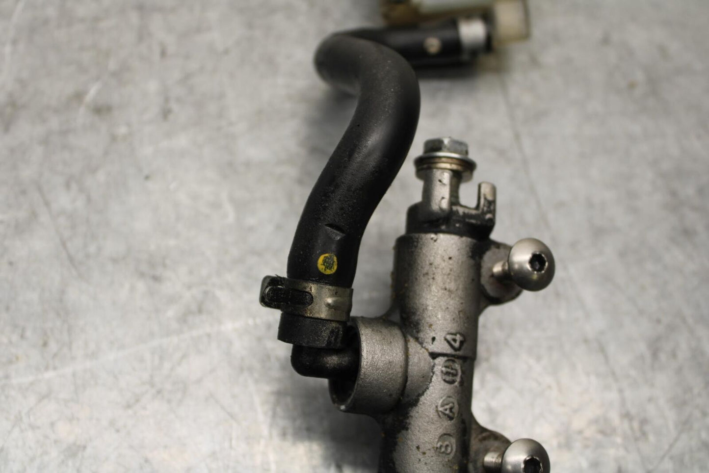 08-10 SUZUKI GSXR750 REAR BACK BRAKE MASTER CYLINDER W RESERVOIR BB58
