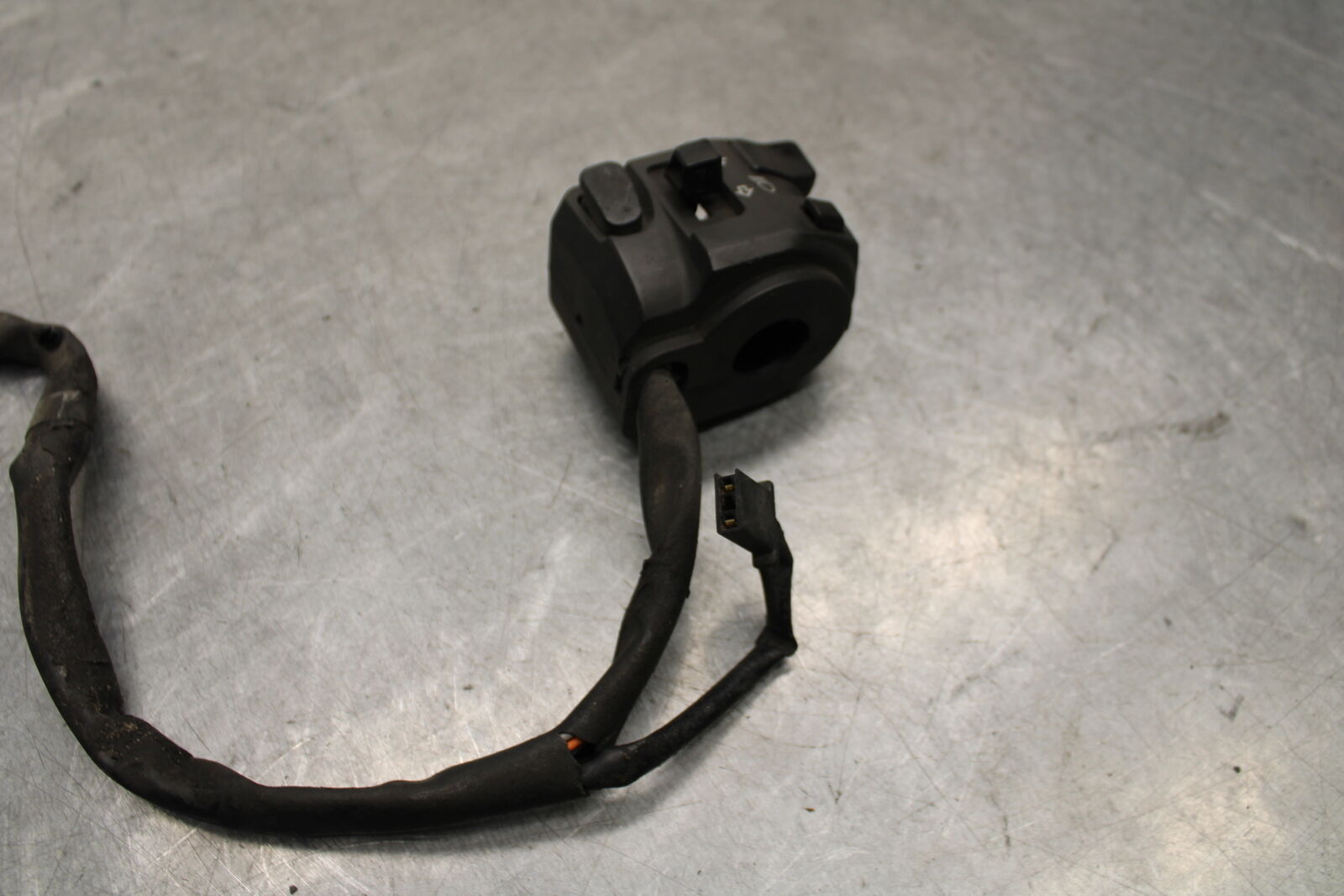 09-12 KAWASAKI NINJA ZX6R LEFT CLIP ON HANDLE HORN SIGNALS SWITCH SWITCHES BB656