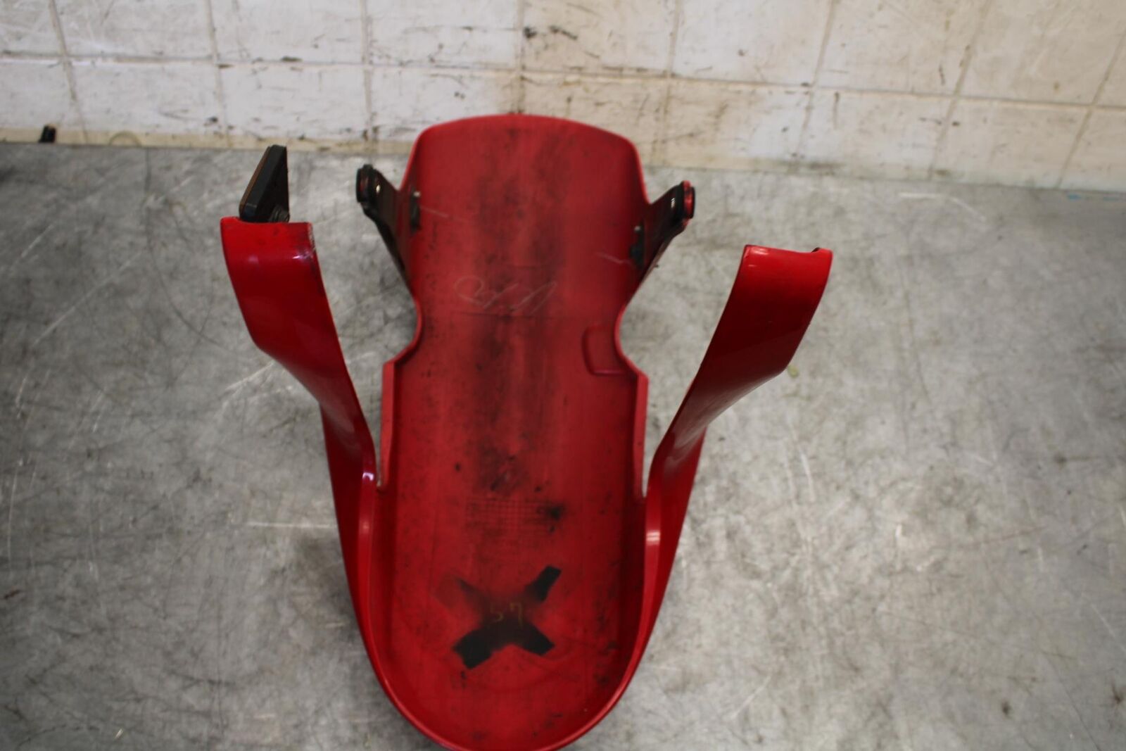 07-12 HONDA CBR600RR FRONT WHEEL FENDER COWL FAIRING 61100-MFJ-D00ZK BB542