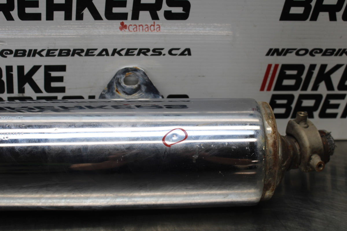 09 KAWASAKI NINJA 250R EXHAUST PIPE MUFFLER SLIP ON CAN SILENCER BB824