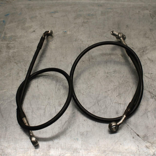 92 SUZUKI GSXR1100 BRAIDED FRONT BRAKE CALIPER HOSES LINES BB411