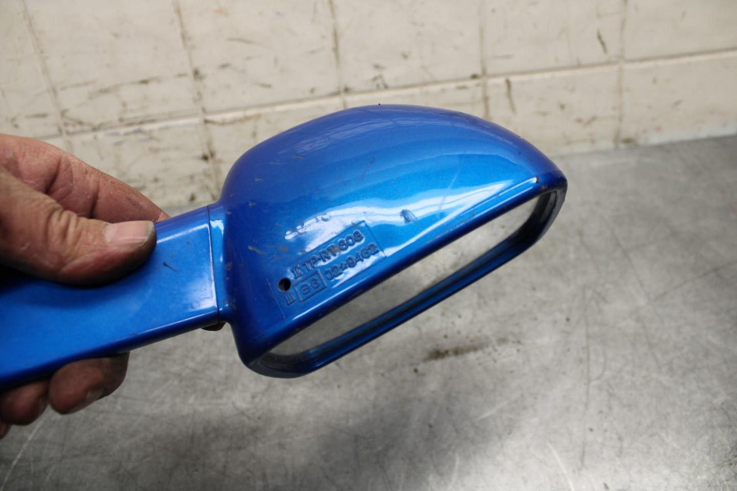 2001 Kawasaki Ninja ZX6 ZX600E LEFT SIDE REAR VIEW MIRROR BB547