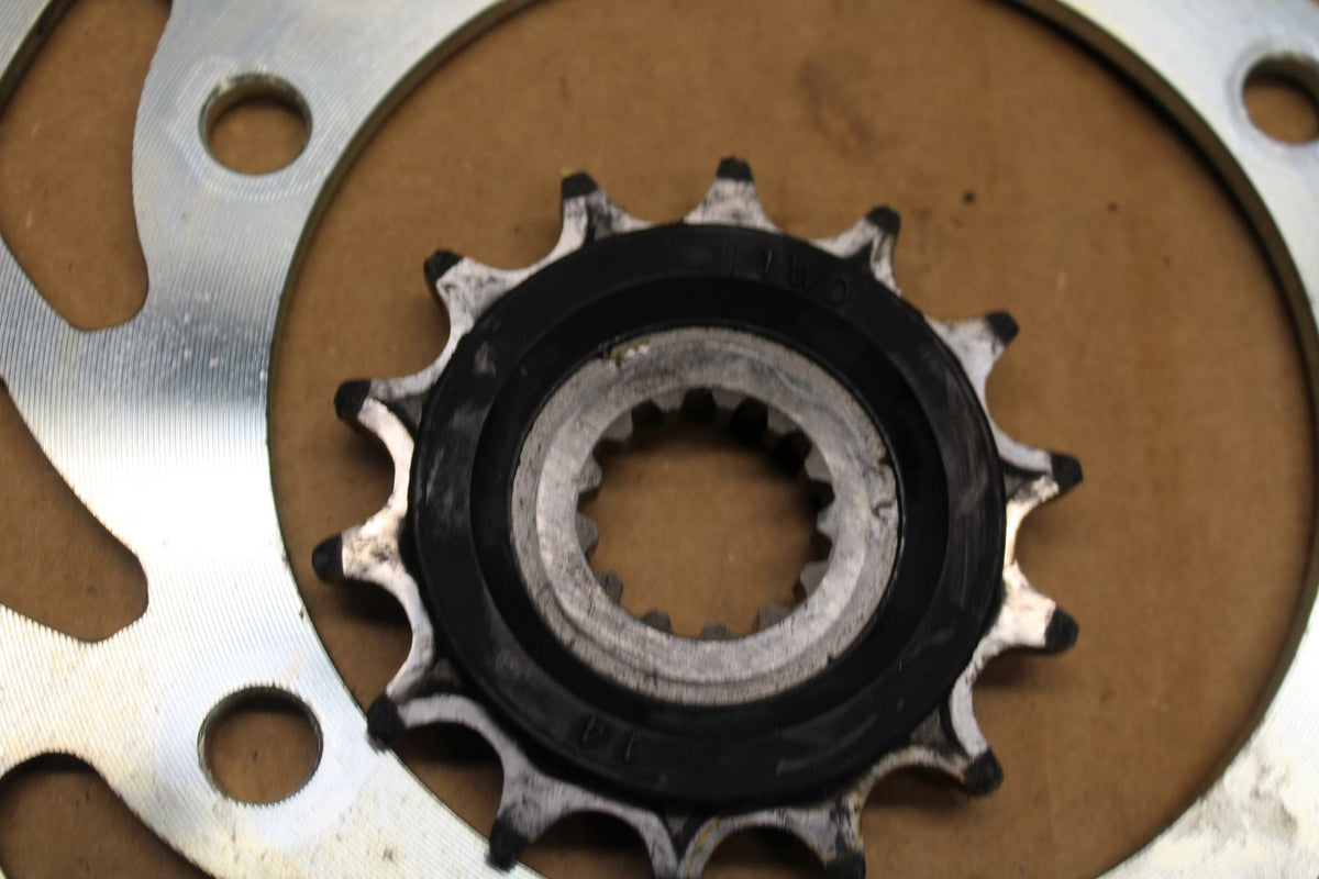 19-21 YAMAHA YZF R3 REAR BACK SPROCKET W FRONT & CHAIN BB378