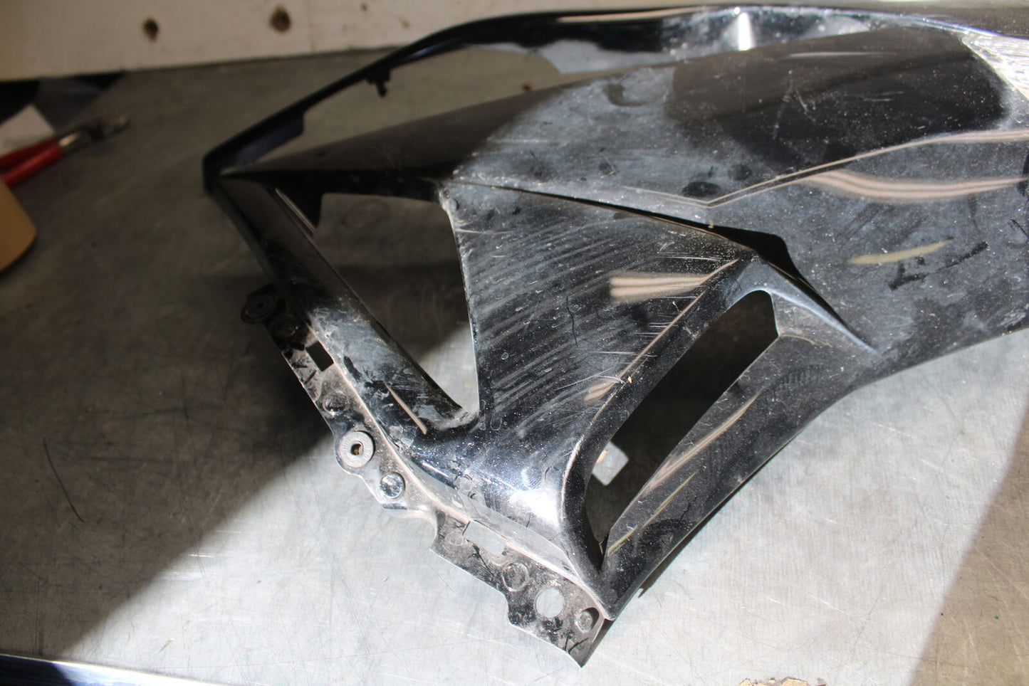 09-12 KAWASAKI NINJA ZX6R RIGHT LOWER MID UPPER SIDE FAIRING COWL  BB698