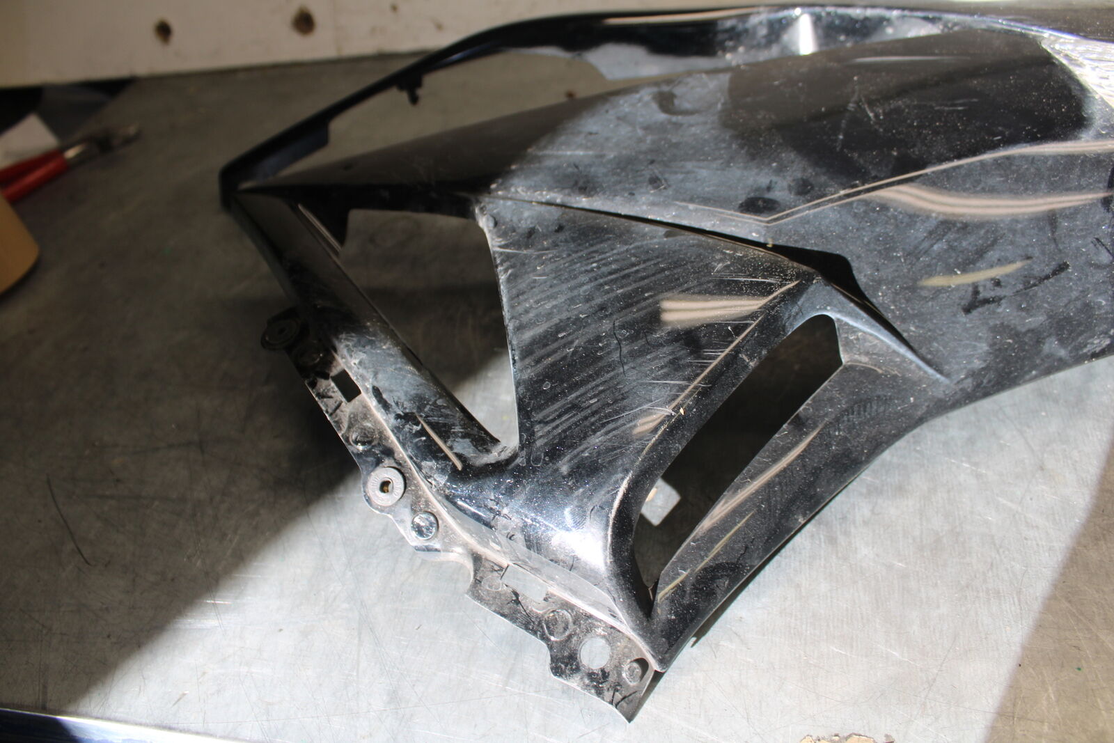 09-12 KAWASAKI NINJA ZX6R RIGHT LOWER MID UPPER SIDE FAIRING COWL  BB698