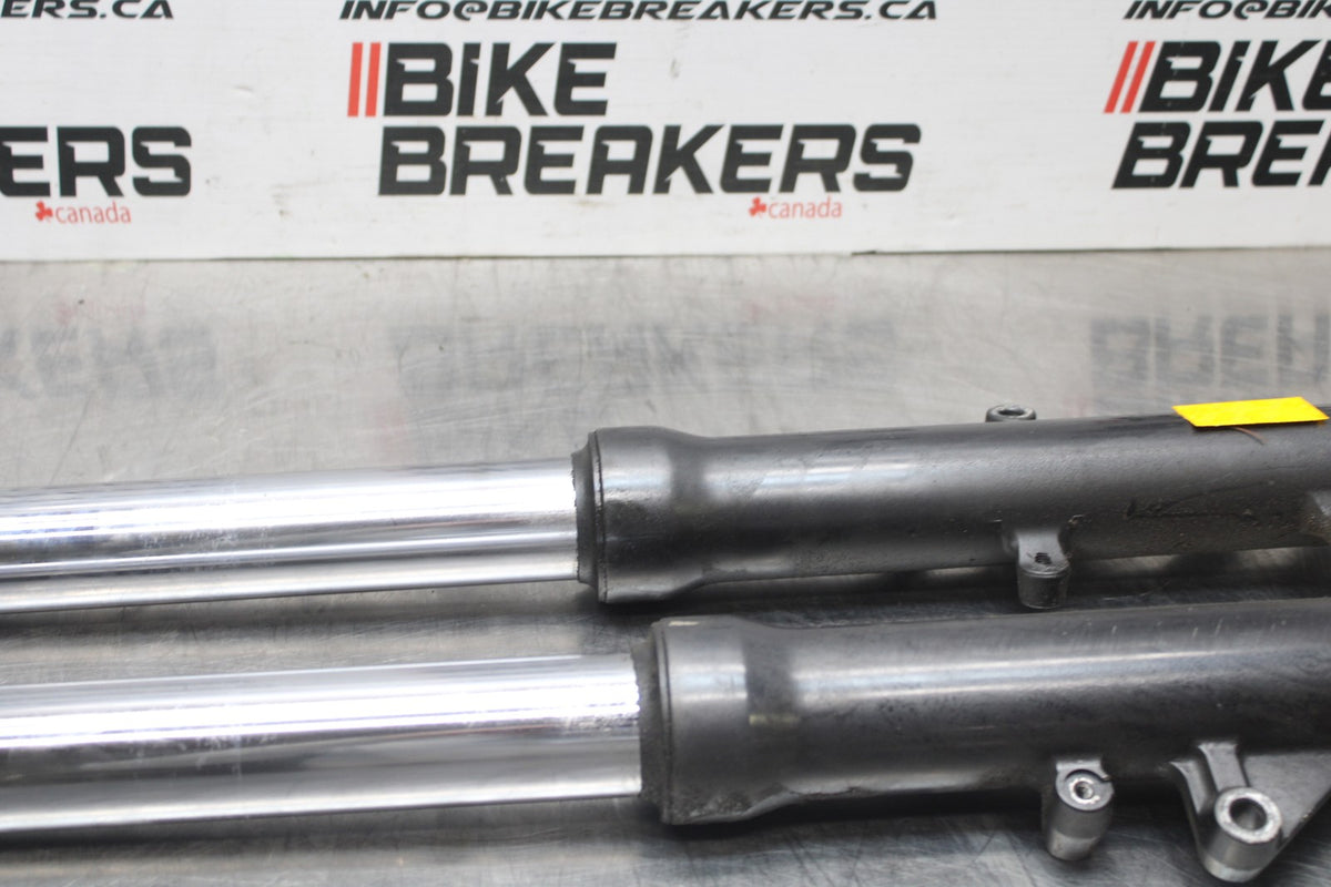 98 KAWASAKI NINJA ZX6 FRONT FORKS SHOCK SUSPENSION SET PAIR BB870