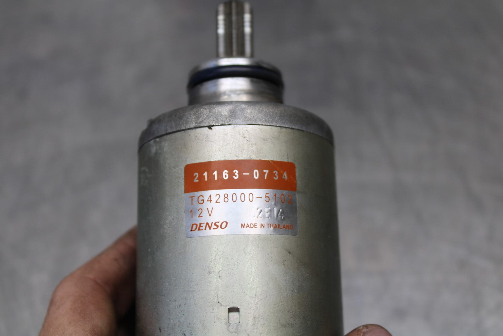 21-23 KAWASAKI NINJA ZX6R ENGINE STARTING STARTER MOTOR -DC 12V BB179