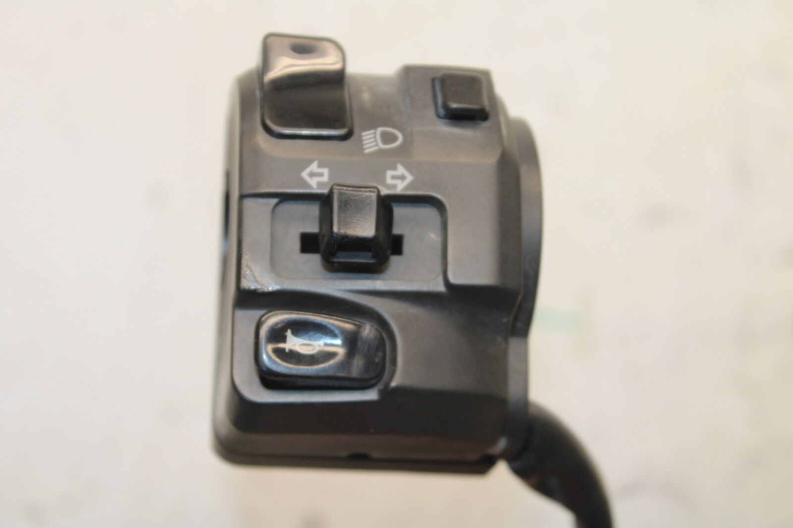 09-12 KAWASAKI NINJA ZX6R LEFT CLIP ON HANDLE HORN SIGNALS SWITCHES BB698