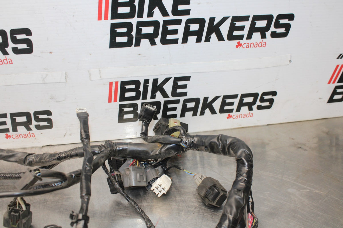 12 KAWASAKI NINJA 650 EX650E MAIN ENGINE WIRING HARNESS MOTOR WIRE LOOM BB926