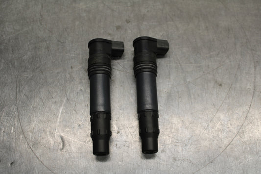 12-17 KAWASAKI NINJA 650 IGNITION COILS COIL SPARK PLUG CAPS BB129