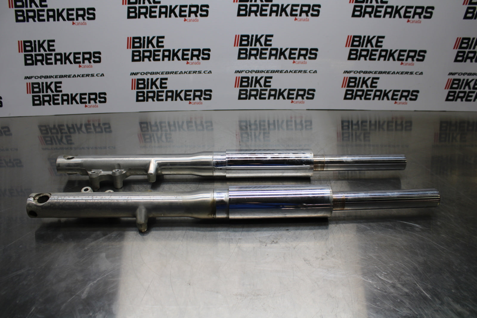 04 SUZUKI INTRUDER 800 FRONT FORKS SHOCK SUSPENSION SET PAIR BB758