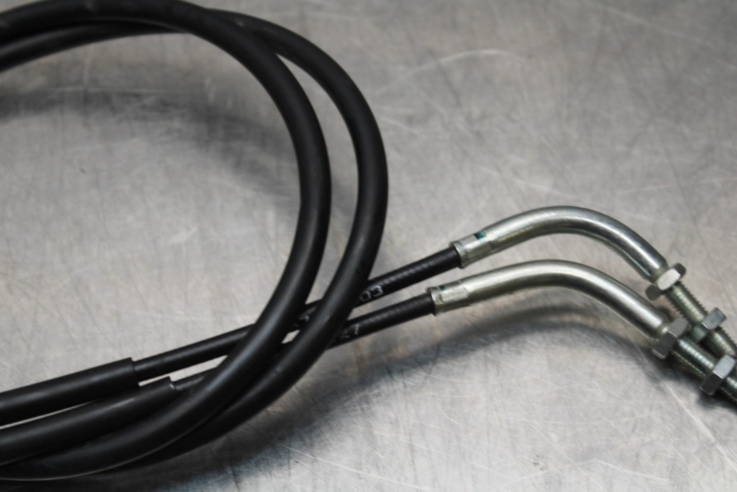 13-17 KAWASAKI NINJA 300 EX300 ABS THROTTLE CABLES LINES BB187