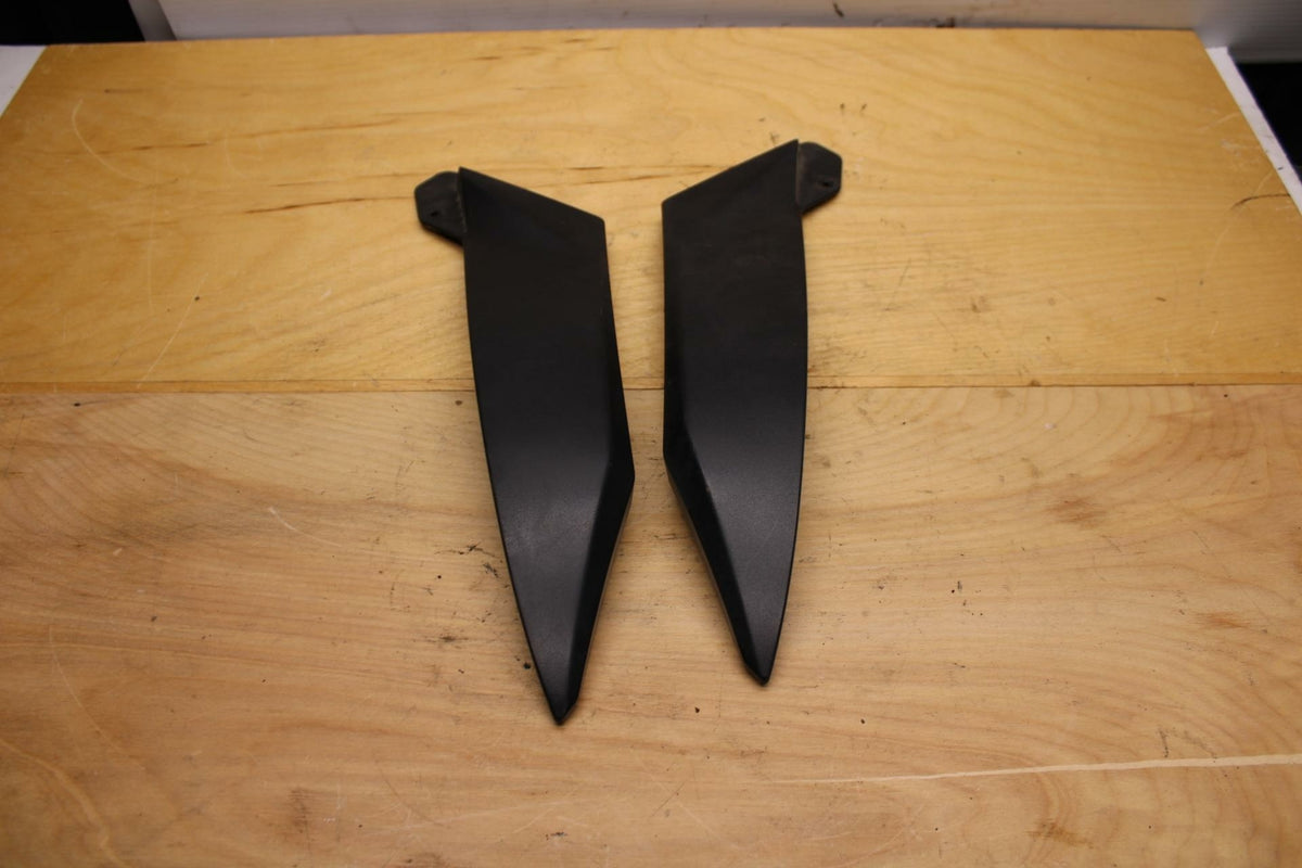 02-03 YAMAHA YZF R1 5PW RIGHT LEFT GAS FUEL TANK PANELS COVERS TRIM SET  BB313
