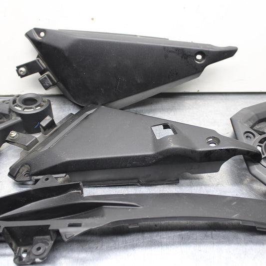 17-20 KAWASAKI NINJA EX650 ABS RIGHT LEFT FRONT SIDE SEAT TRIMS COWLS BB88