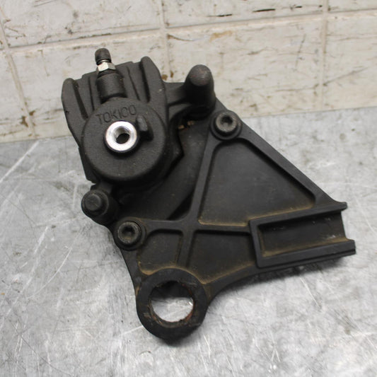 2009 Kawasaki Ninja ZX6R  REAR BACK BRAKE CALIPER W MOUNT BRACKET BB44