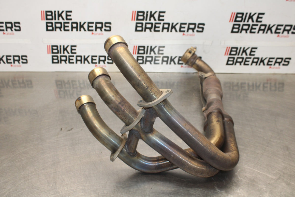 12 TRIUMPH STREET TRIPLE R EXHAUST HEADER PIPES MANIFOLD BB914