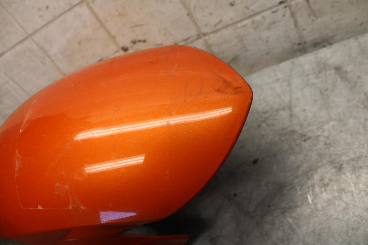 2009 Yamaha YZF R6 ORANGE FRONT WHEEL FENDER COWL FAIRING BB532