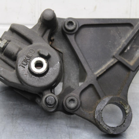 2011 Kawasaki Ninja ZX6R ZX600R REAR BACK BRAKE CALIPER W MOUNT BRACKET BB587