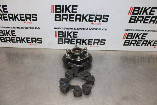 12-16 KAWASAKI NINJA 650 EX650F ABS REAR HUB & SHOCK DAMPERS CUSH BB860