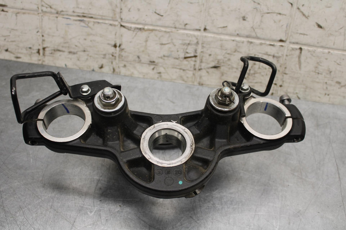 2014 Kawasaki Ninja 650 EX650E FORKS UPPER TRIPLE TREE 44039-0121-18R BB569